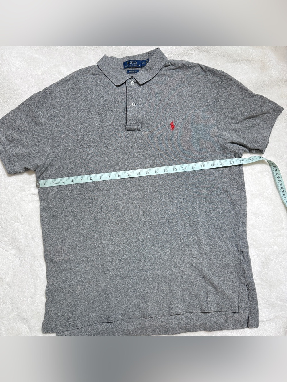 Ralph Lauren Classic Fit Gray Polo Shirt